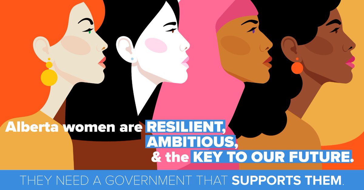 It’s time the Alberta government recognizes that implementing strategies to empower young women are integral to the economic recovery of our province. RT if you agree!