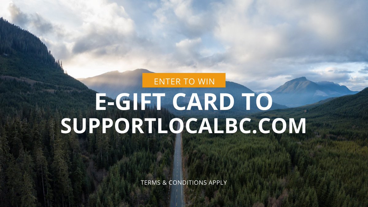 🌟 GIVEAWAY 🌟 Like, follow & retweet 😊 to win one of five $50 gift cards to @SupportLocalBC. Remember, even short glances away from the road increases your risk of crashing. 📵 #EyesFwdBC #LeaveYourPhoneAlone. Contest rules: ow.ly/SVWT50DHZmG