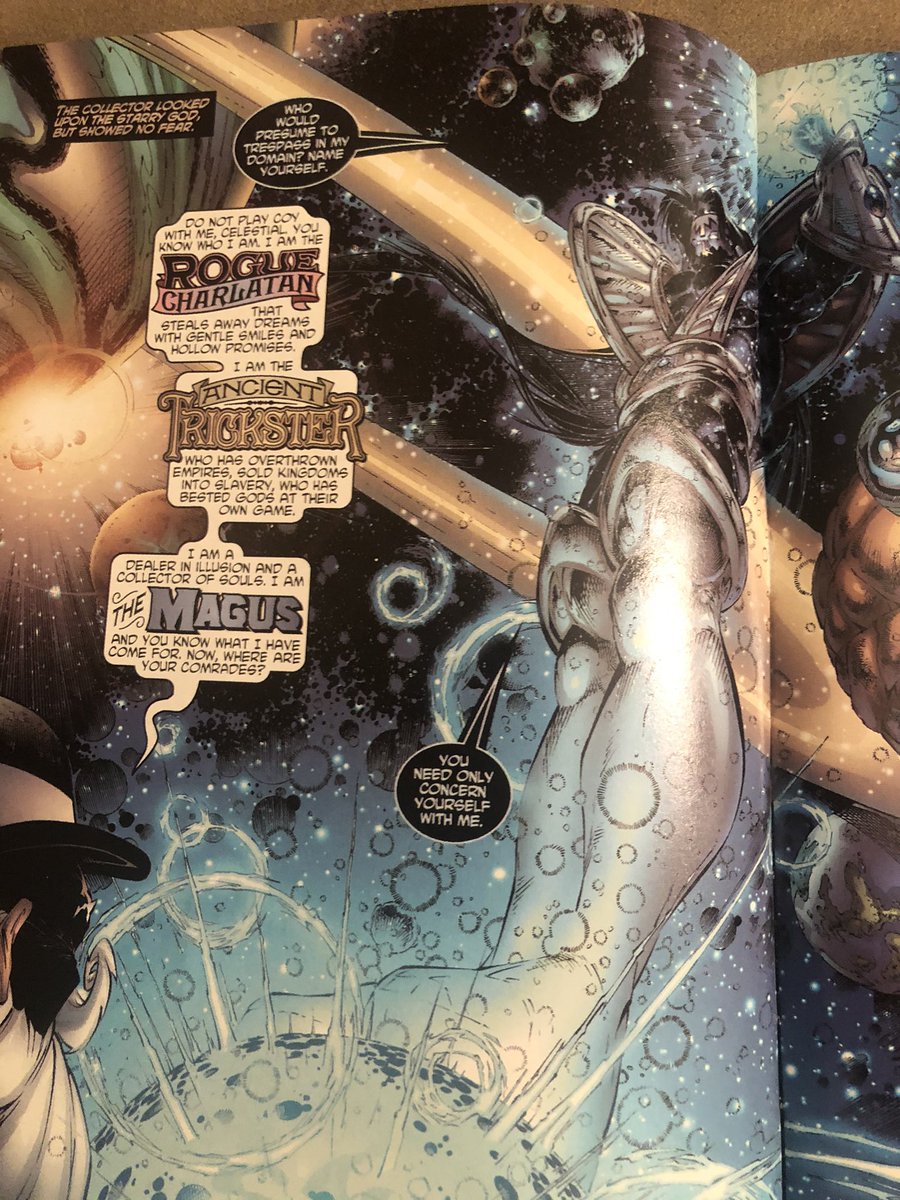 thecomicroom's tweet photo. And here is a rare shout out to the lettering. Look how creative and fun this style is. Circus inspired but I would love to see this used more. Hats off to Comicraft’s John Roshell. Great job. @Comicraft #JohnRoshell @Todd_McFarlane @kiss #comics https://t.co/GreIoQeE9z
