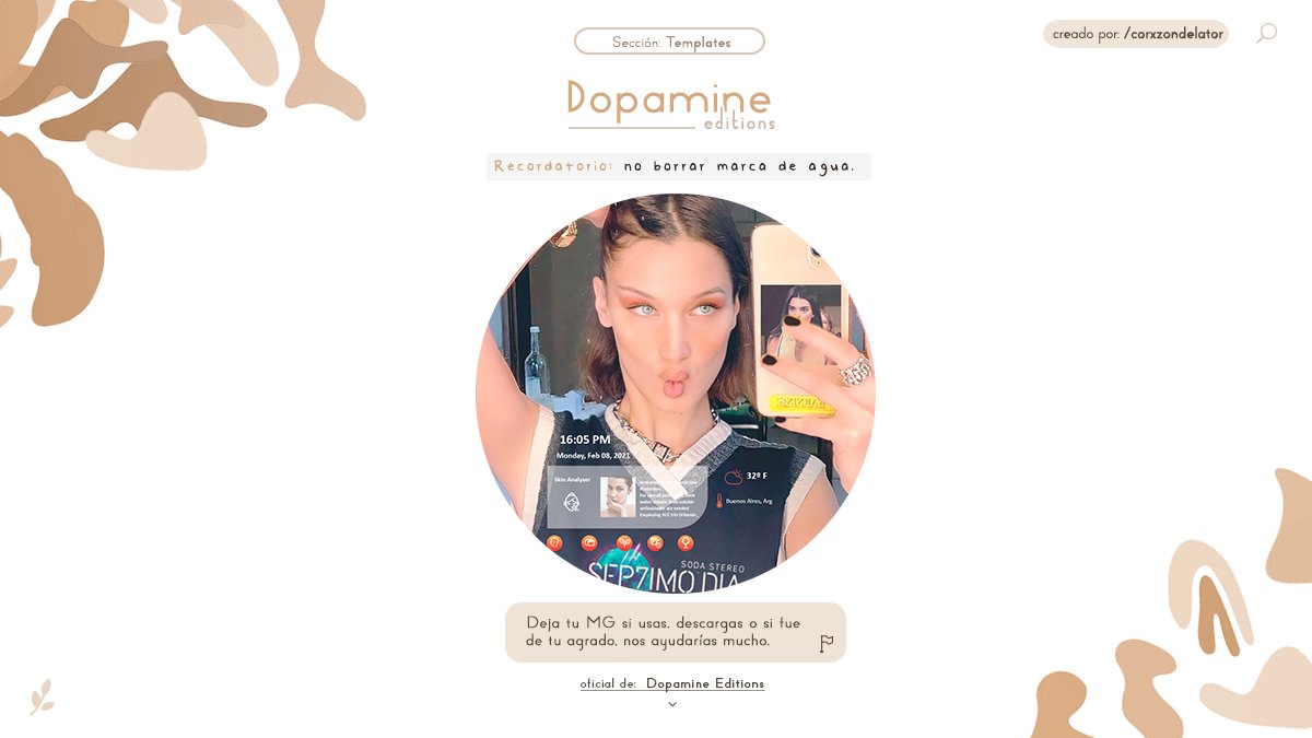 🌷— 𝖯𝗅𝖺𝗇𝗍𝗂𝗅𝗅𝖺 de 𝗂𝖼𝗈𝗇. 

No olvides dejar tu 𝗠𝗚 si te gusta o descargas, cualquier duda será resuelta vía DM. — En caso de borrar los créditos, agradecemos que nos etiquetes. 

Descarga aquí:
cutt.ly/ClC585T