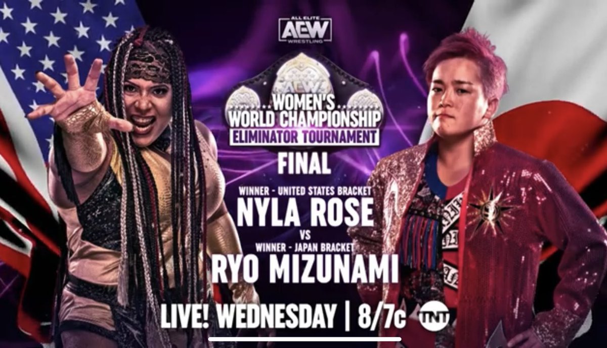 Nyla vs Ryo on Wednesday! 
#AEWWomensTournament
