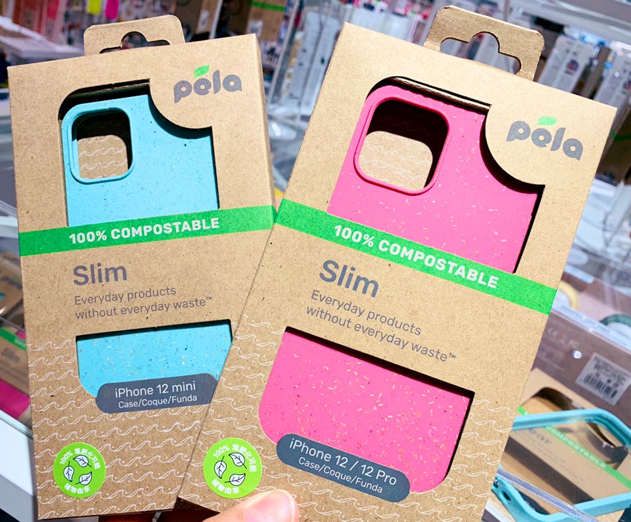 LOFT_KYOTO's tweet photo. こんにちは!
カナダ発🇨🇦スマホアクセサリー #PelaCase(ペラケース)をご紹介♪
注目を集め始めているエシカルブランド。環境に配慮した独自素材を使用、土に埋めると堆肥化が可能✨
iPhone12/12Pro対応ケースなど、4階にてご用意しています☺️
午後9時までの営業です。ご来店お待ちしております! https://t.co/PW67PIOE69