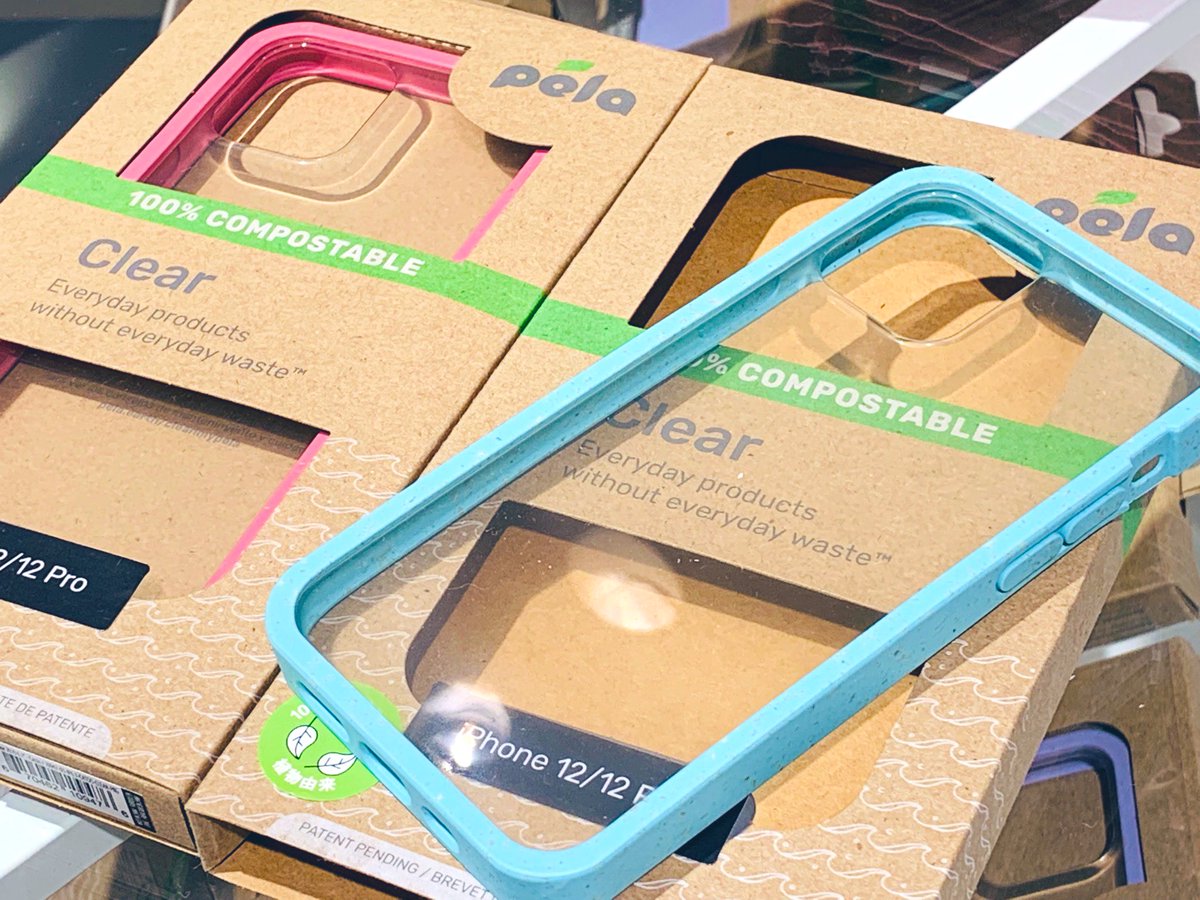 LOFT_KYOTO's tweet photo. こんにちは!
カナダ発🇨🇦スマホアクセサリー #PelaCase(ペラケース)をご紹介♪
注目を集め始めているエシカルブランド。環境に配慮した独自素材を使用、土に埋めると堆肥化が可能✨
iPhone12/12Pro対応ケースなど、4階にてご用意しています☺️
午後9時までの営業です。ご来店お待ちしております! https://t.co/PW67PIOE69