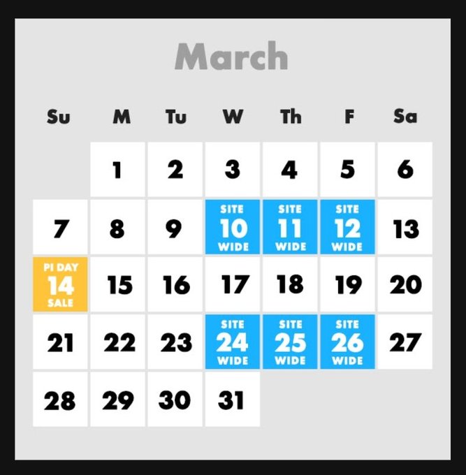 If you ever wanted my merch these are the days to get it, EVERYTHING will be 35% off on these days that<a href="/tag/twitteraudit"class="tags"><span>#twitteraudit</span></a>
