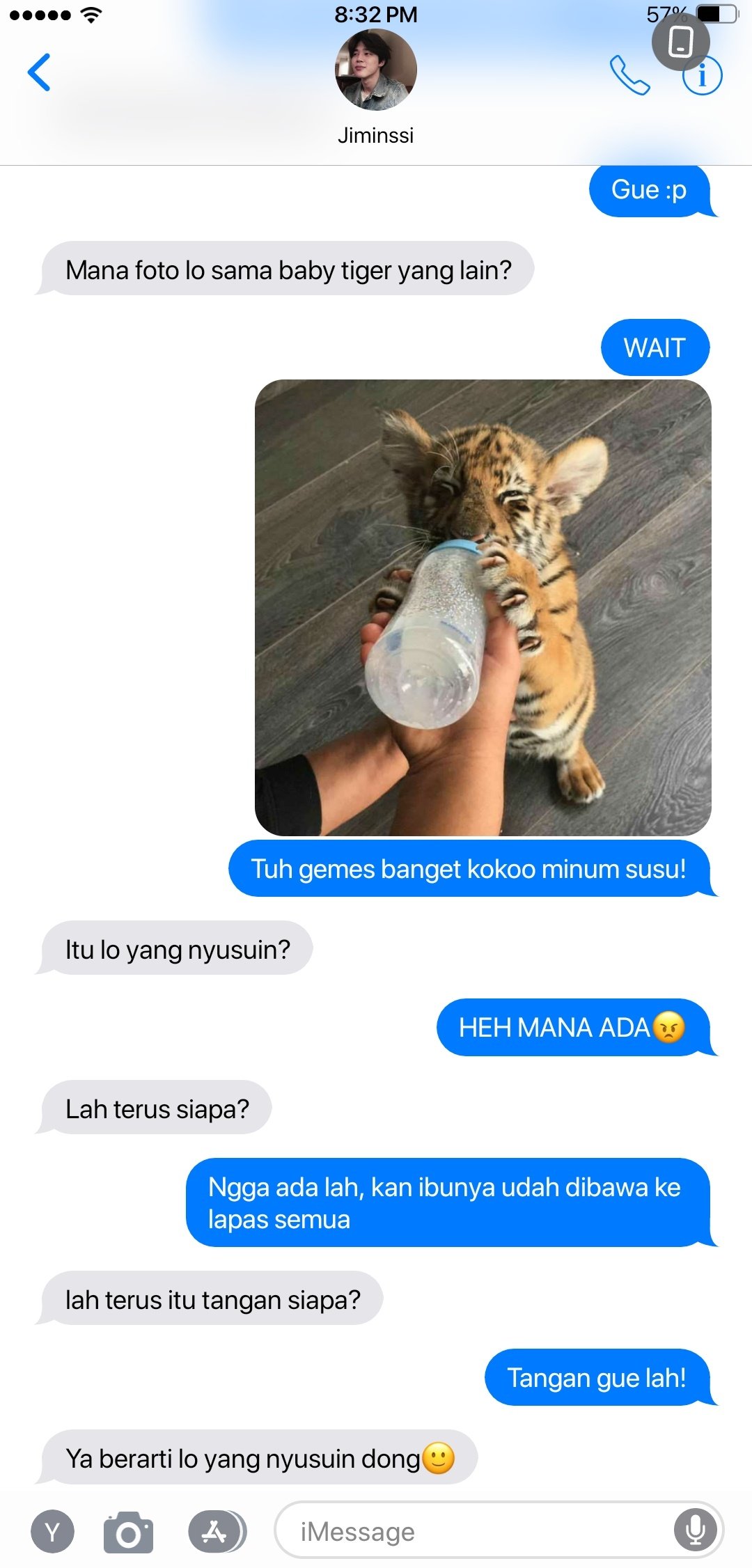 Chuffing harimau adalah