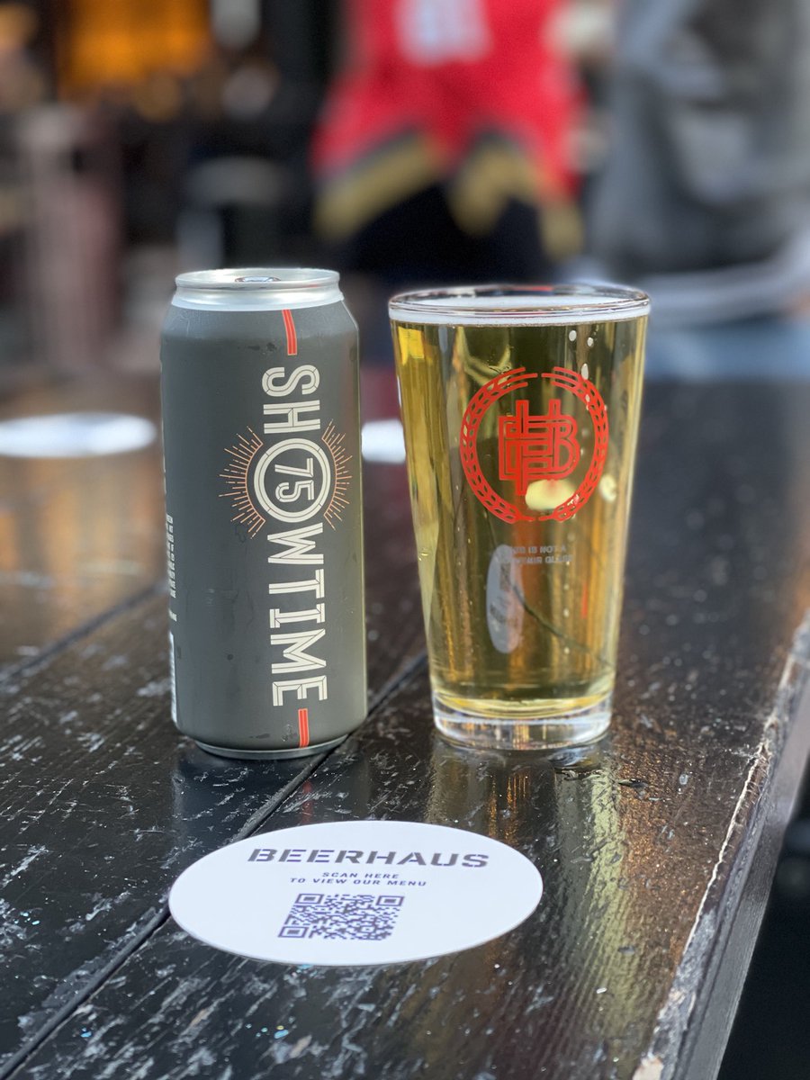 CSchoettler's tweet photo. A toast to VGK here at Beerhaus!!! ⁦@MGMResortsIntl⁩ ⁦@reavo7five⁩ ⁦@7FiveBrewing⁩ ⁦@NYNYVegas⁩ ⁦@GoldenKnights⁩ https://t.co/QrhW7Hns2y