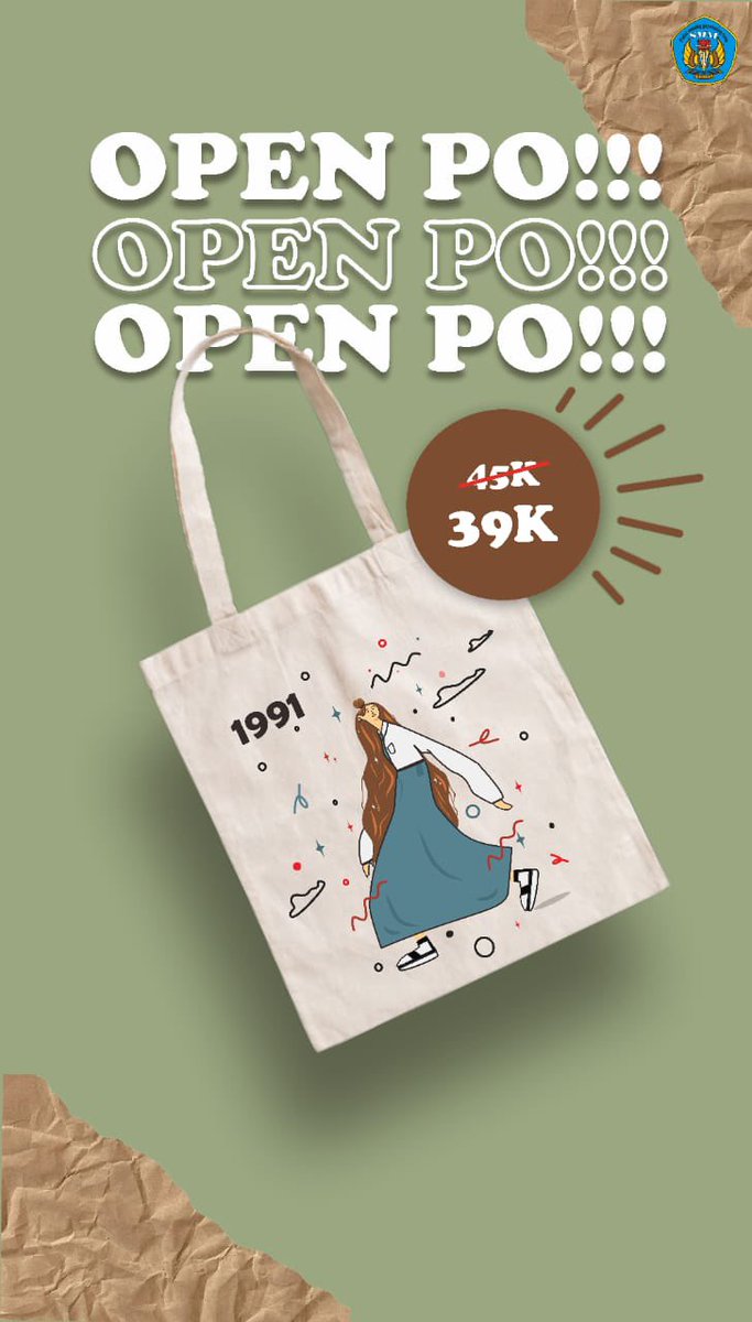 sma1temon's tweet photo. Buruan order!!! Lucu banget ini totebag nya gercep yukk PO cuma sampe 8 maret🤗 https://t.co/Z2cksirhlF