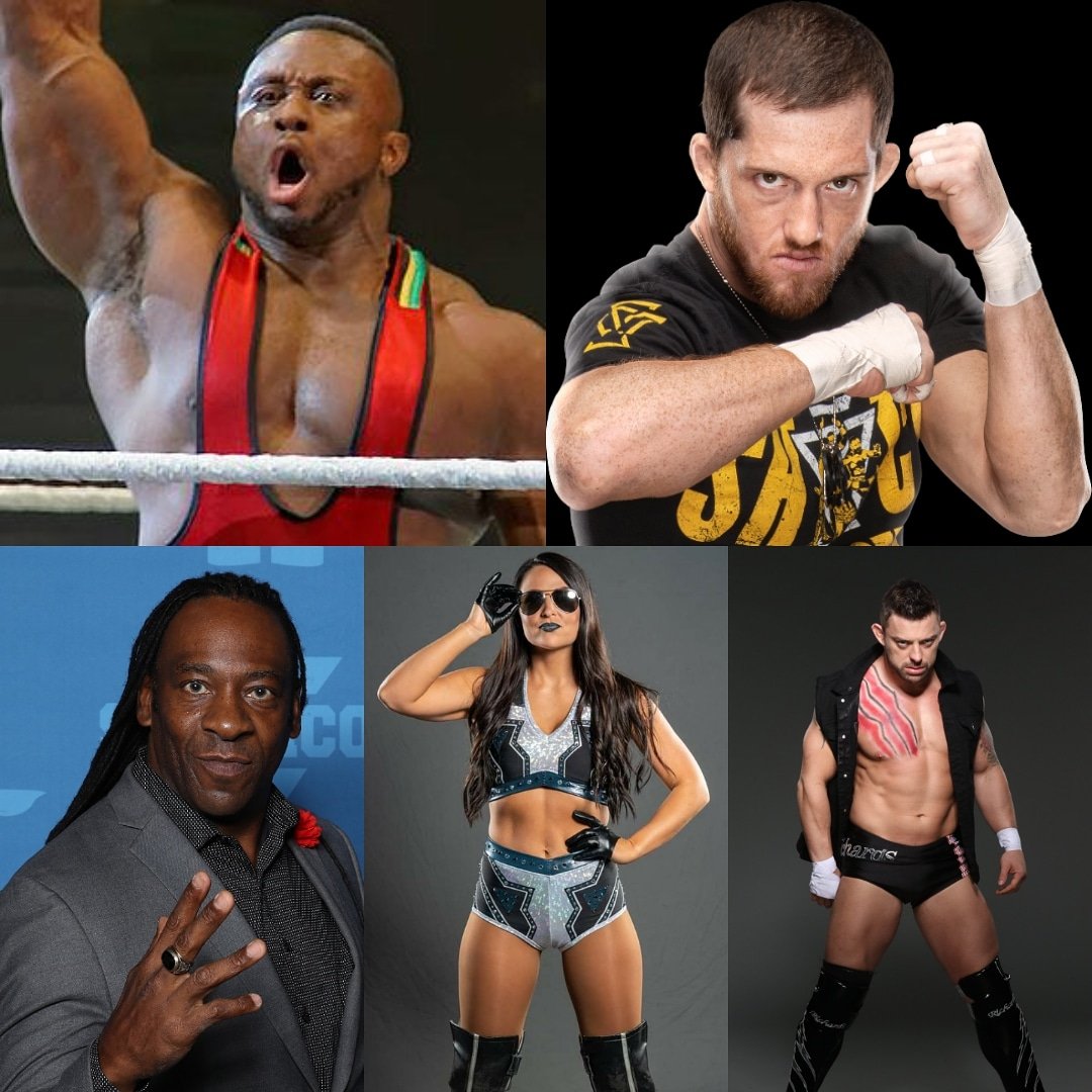 Happy Birthday Big E, Kyle O Reilly, Booker T, Tenille Dashwood and Davey Richards 