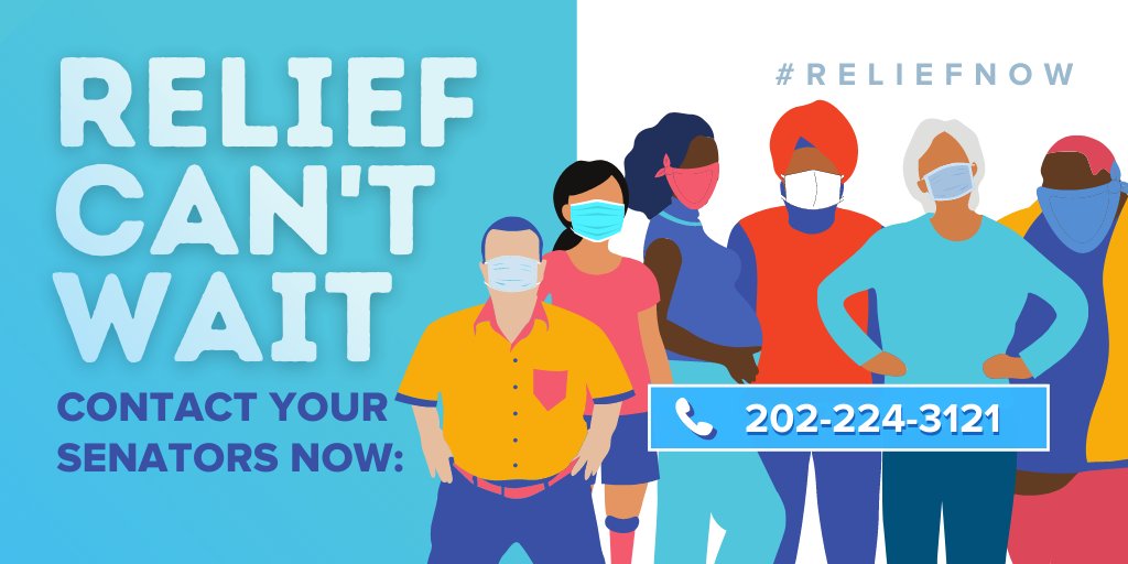 popdemocaction's tweet image. Tens of millions of people need the relief that’s in the #AmericanRescuePlan. But the Senate must make a critical fix: 

#ExtendUI to at least Oct. 3 so unemployment aid doesn’t lapse in August when Congress is
on recess!

Call your senators: 202-224-3121.