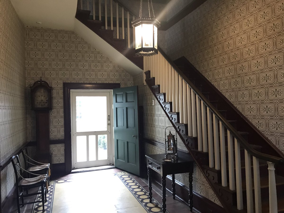 GOPJunkie's tweet photo. Super visit at Pres James Polk home @JKPolk_Museum Fascinating- he added 1M sq miles to America. His wife was instrumental in having “Hail to the Chief” played for POTUS arrival. He died 3 mo after his 1 term- Mrs Polk lived 42 more years https://t.co/aquYPabF18