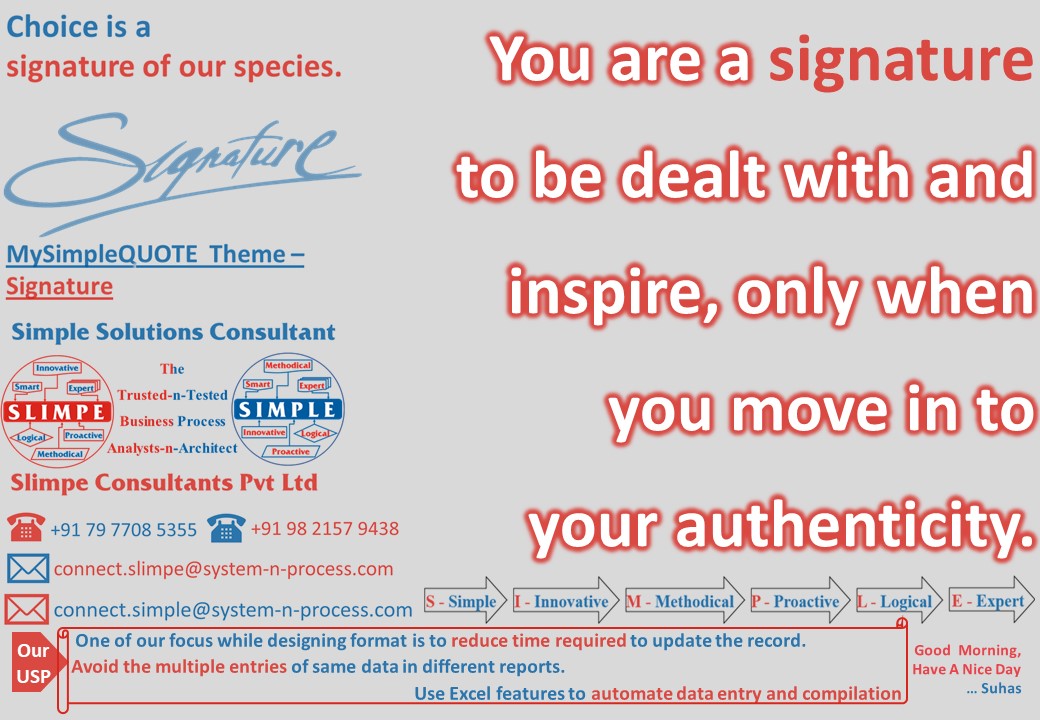 SuhasAgawane's tweet photo. Resilency, not #perfection, is the #signature of greatness.
#MySimpleQuote (2519) #GodMorningTuesday
#Autograp #Inspire
#GoodMorning #MorningQuote
#entrepreneurship #startup #innovation #creative #Passion #infosecurity #dataprivacy #datasecurity #GDPR #Systems
#Simple #Slimpe https://t.co/YxBHYNQD26