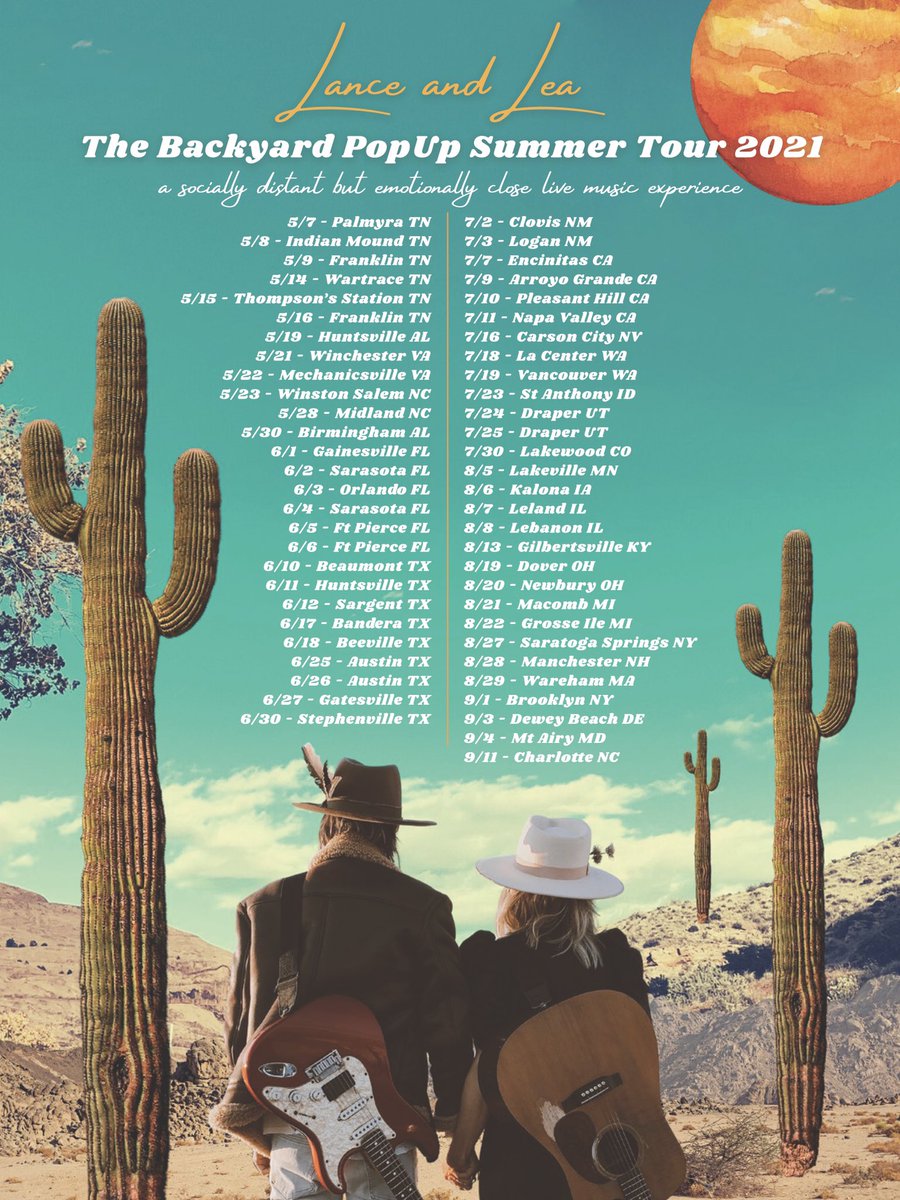 lanceandlea's tweet photo. 🌼 Last call!! 🌼 If you want to host one of these intimate acoustic concerts in your backyard this summer comment below or send us a msg and we’ll send you the details! We only have 5 spots left - Last call for this!! https://t.co/CYYKvSfyCy