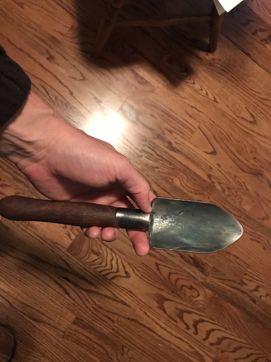 ShaneClaiborne's tweet photo. There are few things that give me more joy than beating on the barrel of a gun and turning it into something new. Here are a few things I’ve made lately. https://t.co/RcuyEjWV4M