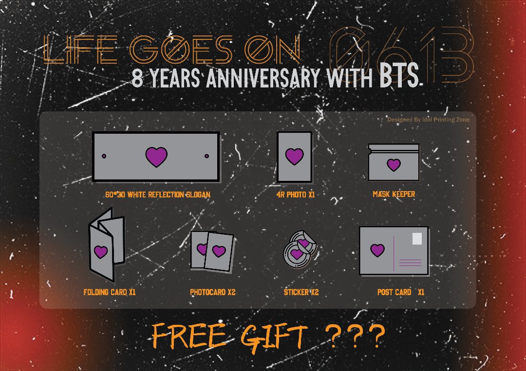 IdolPrinting's tweet photo. ARMY Are you ready !!!!😍😍
Life goes on 8 year anniversary with Bts fankit set launching soon😍😍

Design will be revealed accordingly, order start on March'21🥳🥳

Stay tuned~~~🤗🤗
#보라해 #BTS https://t.co/V9B7up0Das
