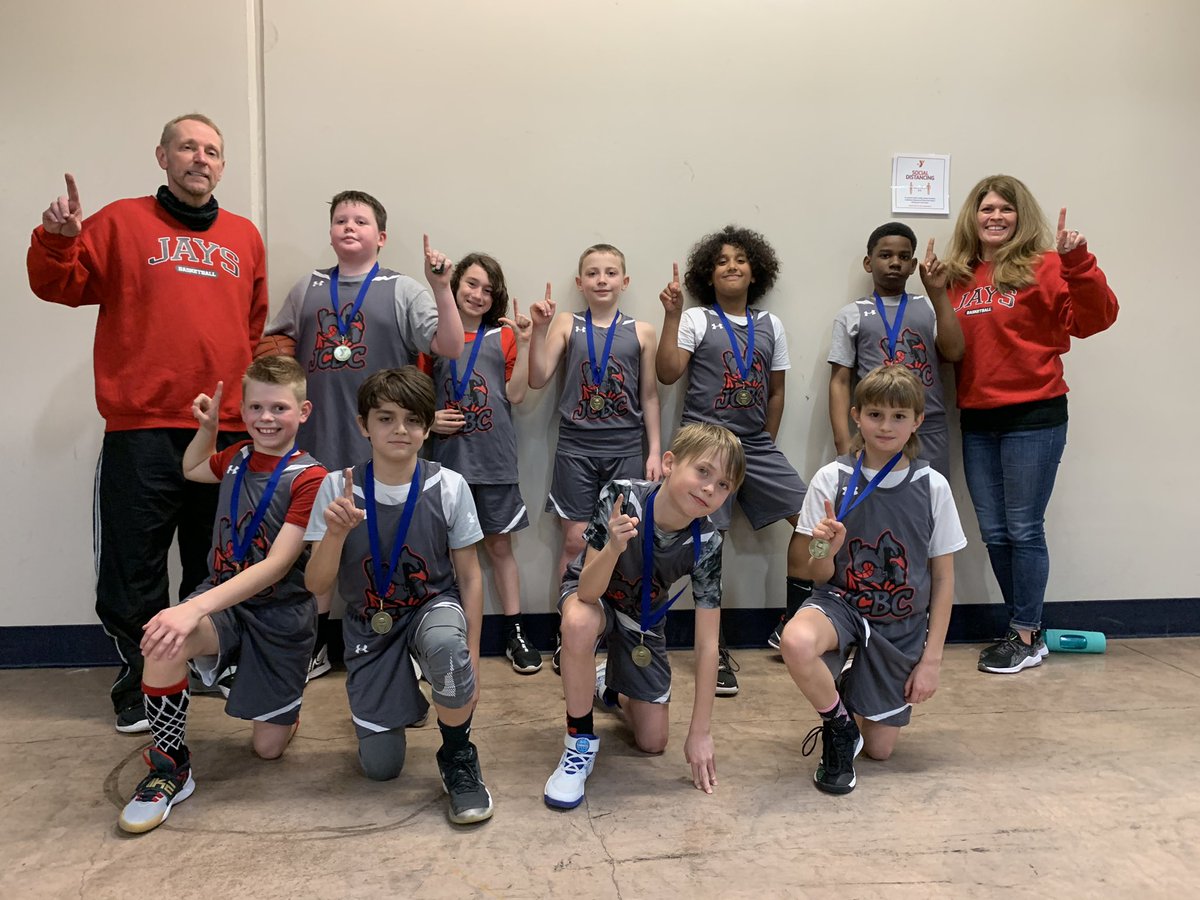The first game this evening was tough but we came back to win 21-20 to go to the championship game which we won 27-12! What a great season JCBC 4th graders!!