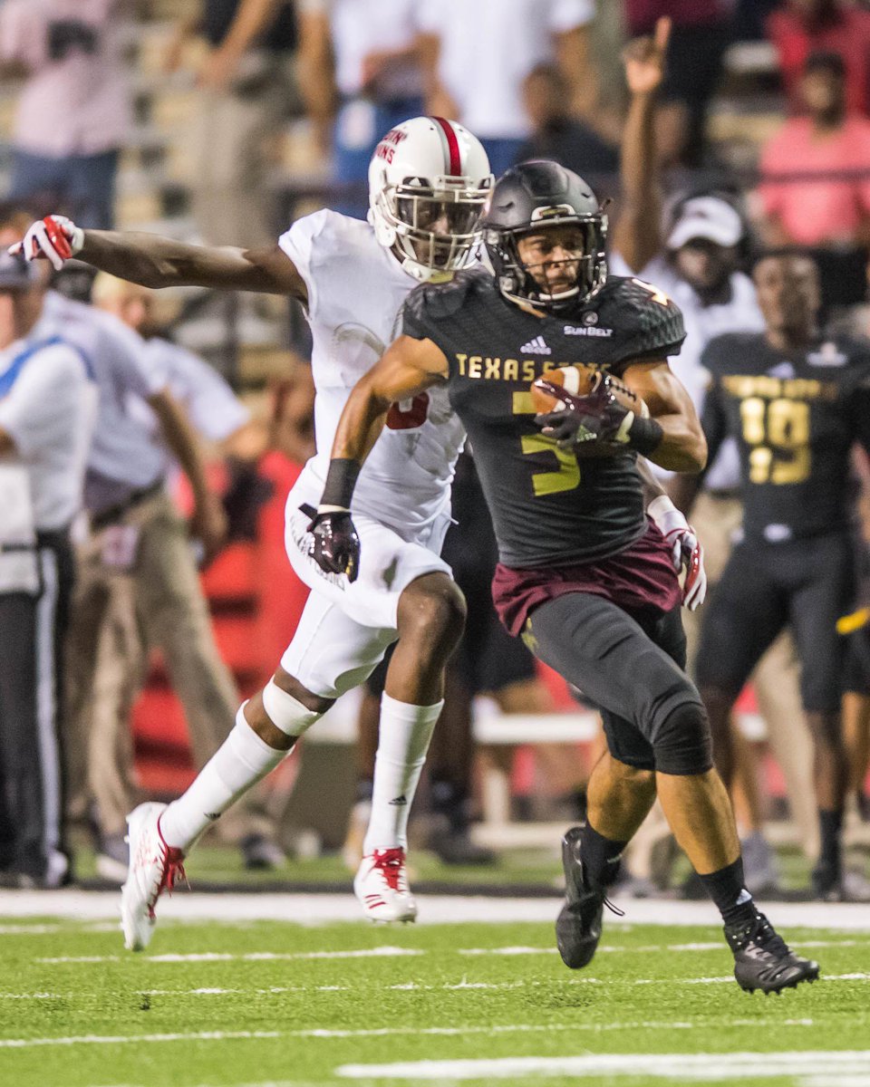 #AGTG Blessed to receive an offer from Texas State University✅ <a href="/coachcarter1911/">CoachCarter7</a> <a href="/NastyWideOuts/">Coach Jacob Peeler</a> @CoachB_Abraham <a href="/coachjsam/">Joseph Sam</a> <a href="/WRAB50/">William Blaylock</a> @HightowerFball #YACBOYS