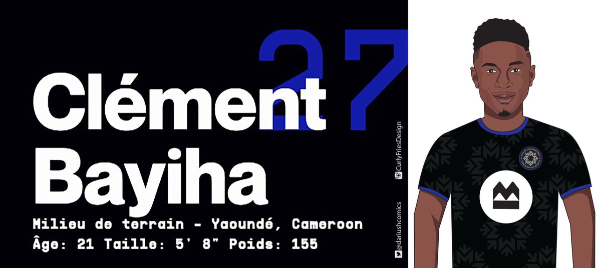 dariushcomics's tweet photo. Clément Bayiha2️⃣7️⃣ @clement2091 #CFMTL #IMFC @clubdefootmtl 🔵⚫️🔵⚫️🇬🇪⚽️ https://t.co/i2TTBMUuEl