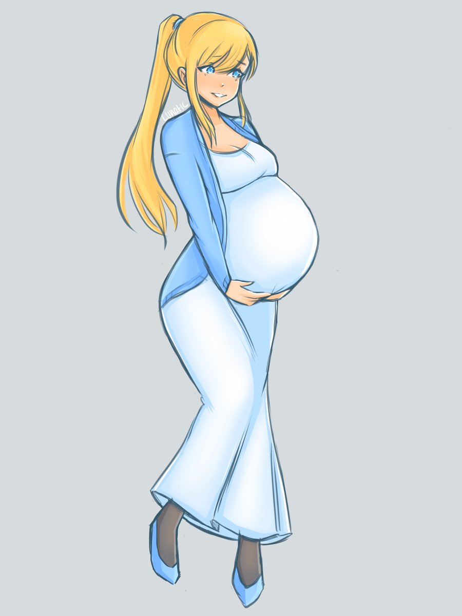 Luna on X: More mommy Samus Commissioned by @Cross6th #pregnant  #pregnantart #samus t.coF8cyMGs3uY  X