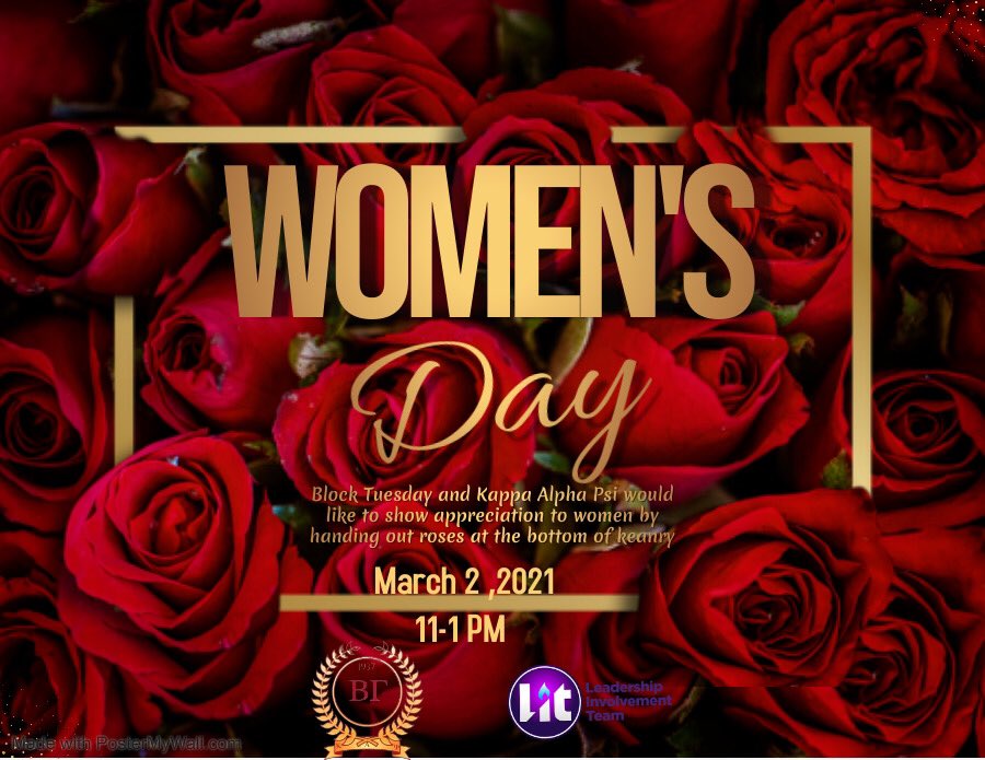 duCPT2_1869's tweet photo. March is ✨Women’s History Month✨

Make sure y’all join us for tomorrow’s special Block Tuesday! We’ll be at the bottom of Kearny #LIT 🌹 https://t.co/6H0bDGu6BS