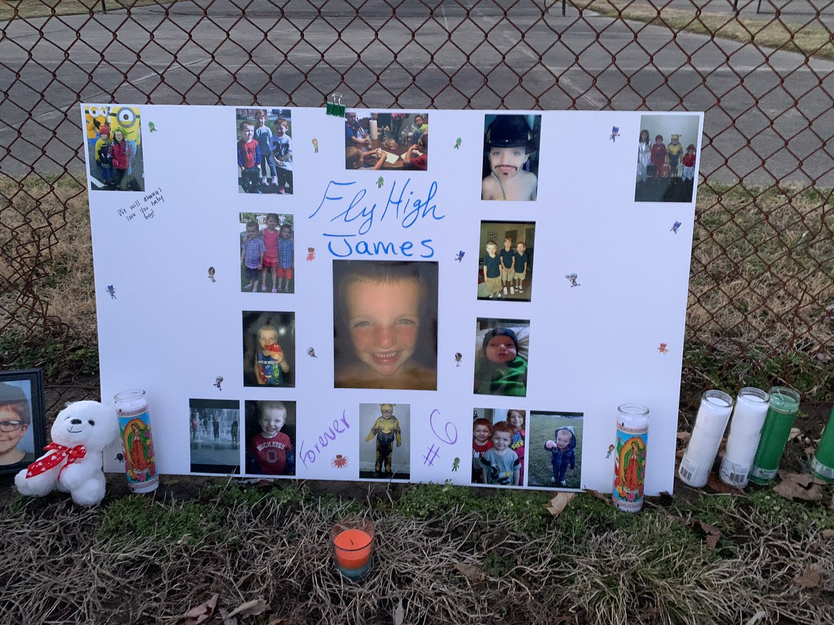 Scenes tonight in Middletown where loved ones held a vigil for 6-year-old James Hutchinson, who police say was murdered by his mother this weekend. <a href="/whiotv/">WHIO-TV</a>