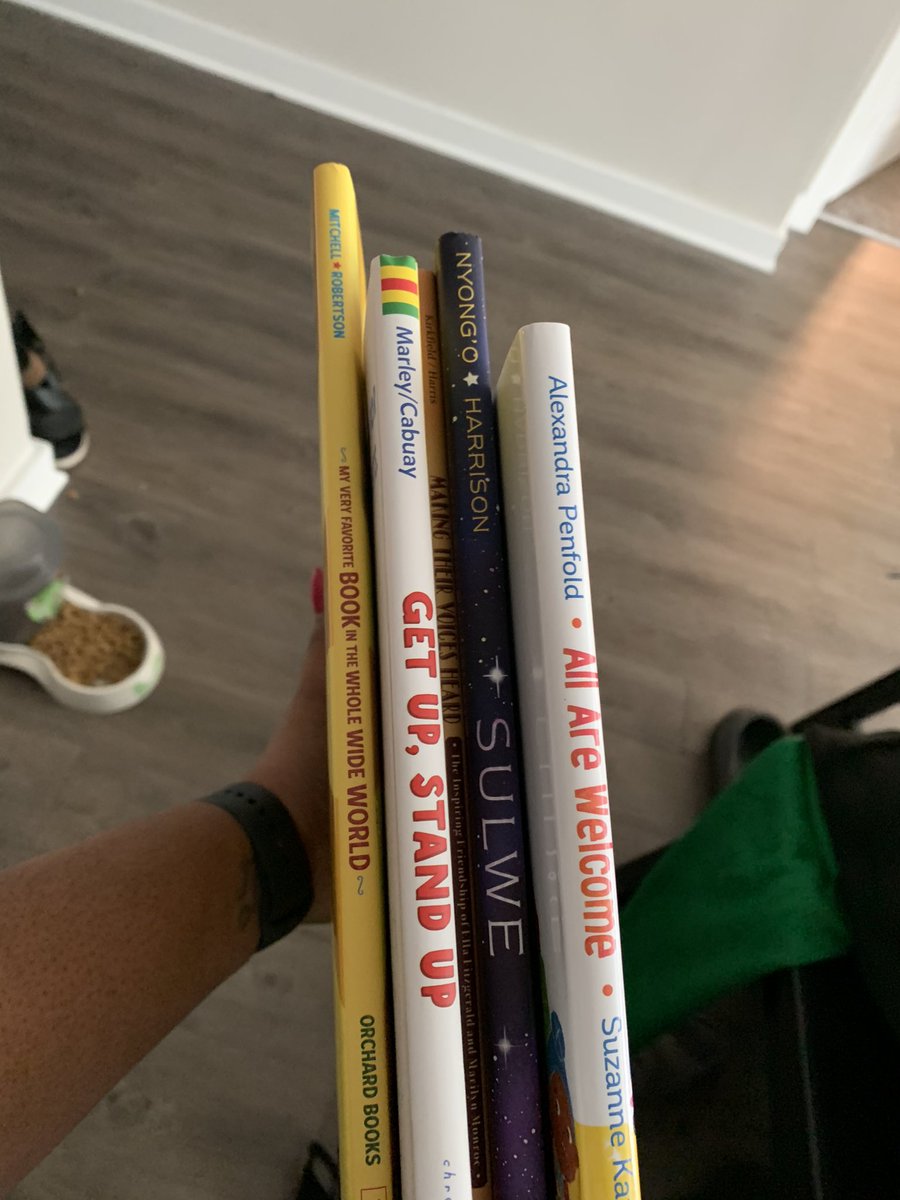 theeDocP's tweet image. I’ve got my books! Follow this thread for links to my read alouds! #ReadAcrossAmerica #diversityinlit