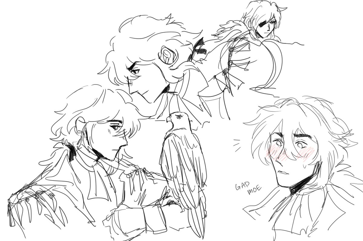 more shit scribbles of diluc <33 