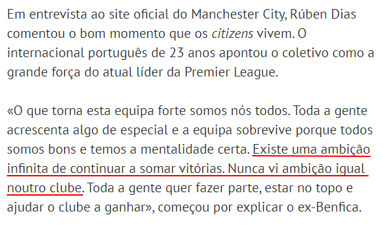 Estadiodesitio's tweet photo. "Existe uma ambição infinita de continuar a somar vitórias. Nunca vi ambição igual noutro clube. "
Sintomático! https://t.co/189zJTEkTM