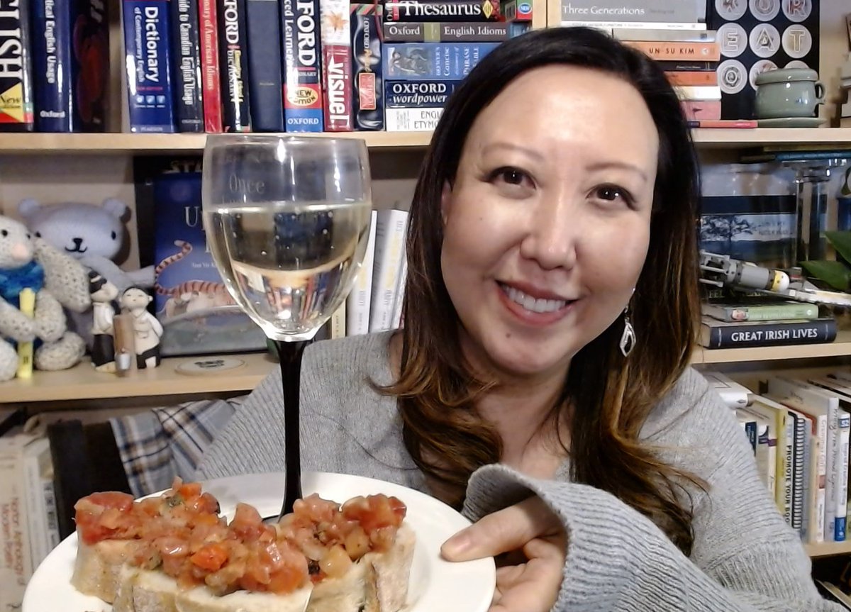 We look so happy! Thank you to everyone who supported @inviteanauthor's 1st #booktasting event where authors paired their novels with food/drink recommendations!