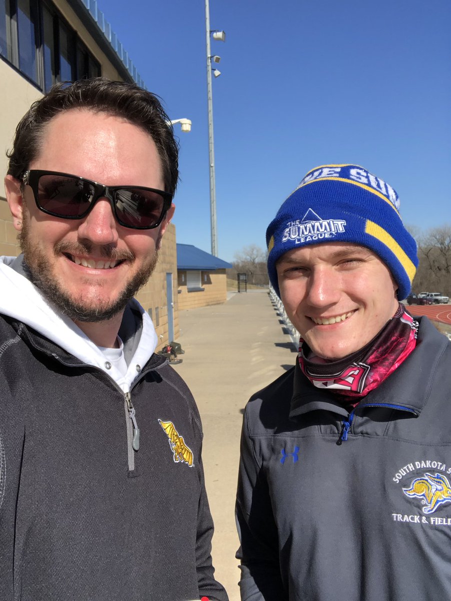 Excited to start track practice today. Getting the opportunity to coach alongside my nephew, former <a href="/GoJacksTFXC/">Jackrabbit Cross Country // Track & Field</a> standout jumper <a href="/b_courter/">Coach B.</a> just makes it even more exciting! Can’t wait to see what he does with the <a href="/WC_TrackField/">WC Track and Field</a> kids!