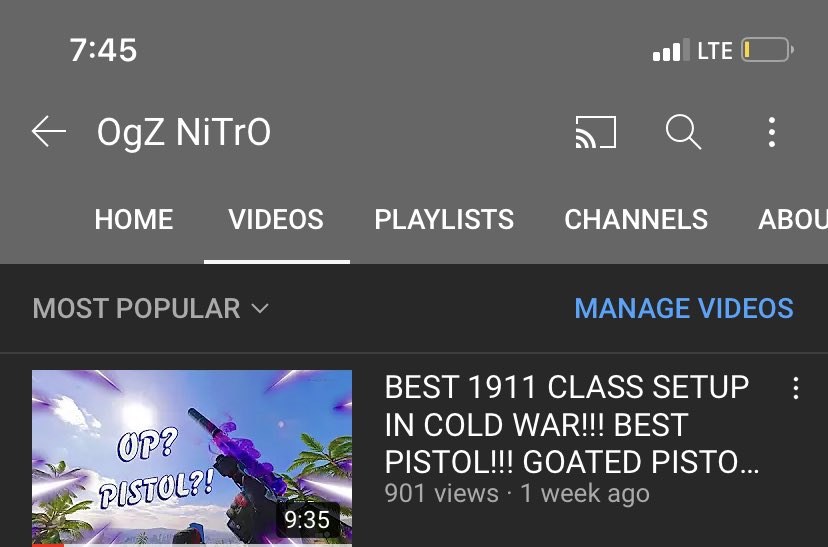 OgZNiTrO's tweet photo. MY MOST VIEWED VIDEO ON YOUTUBE THANK YOU GUYS!!!👏🏼👏🏼👏🏼 #YouTube https://t.co/5ieh0EX70h