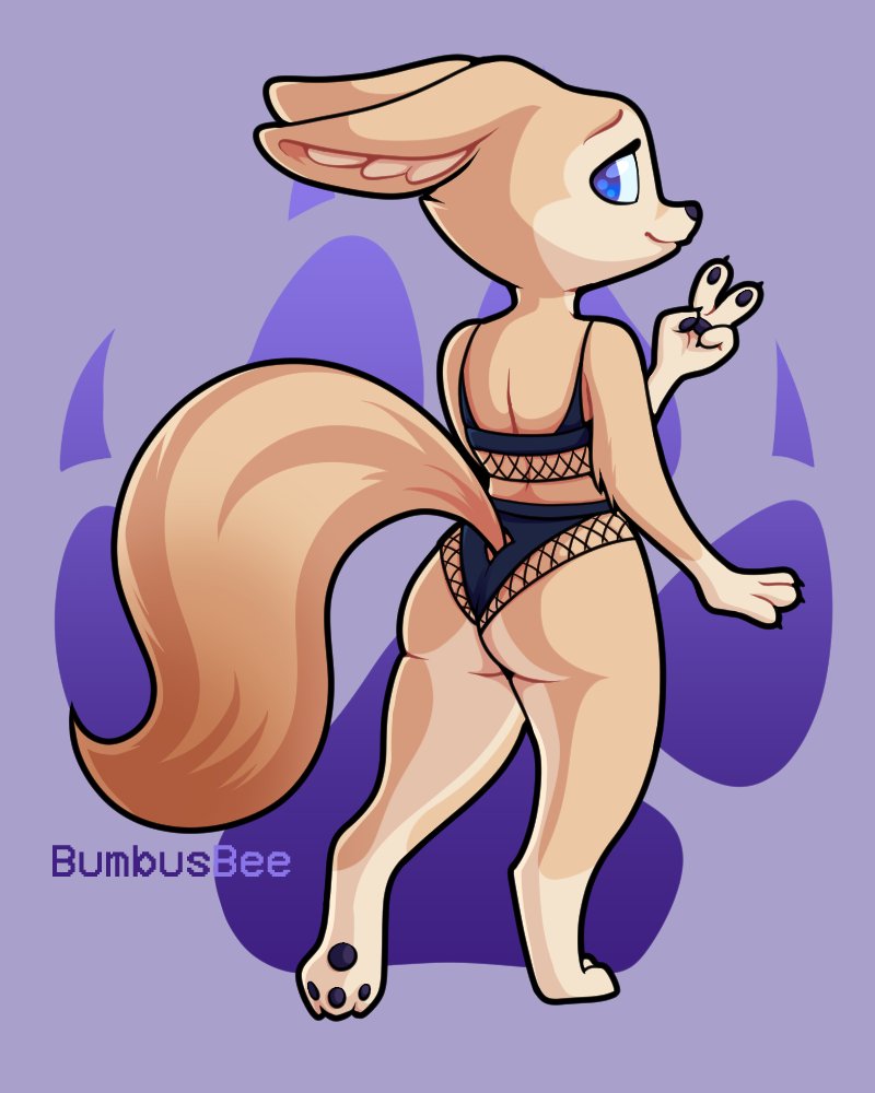 BumbusBee's tweet photo. Both versions of my Zootopia OC because why not. She's Lilah, she's a fennec.

#nsfw #nsfwart #furryart https://t.co/KMEAJwNGEe