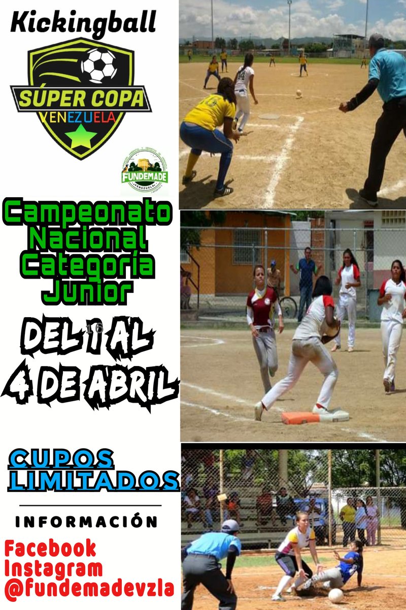 fundemadevzla's tweet photo. Y Se Vino! Y sólo 12 Clubes podrán ser parte de la Súper Copa VENEZUELA de Kickingball Cat Junior. El Mejor Talento Del País en Acción. #Deportes #supercopavenezuela #carabobo #Kickingball https://t.co/Ivg4q2ChGQ