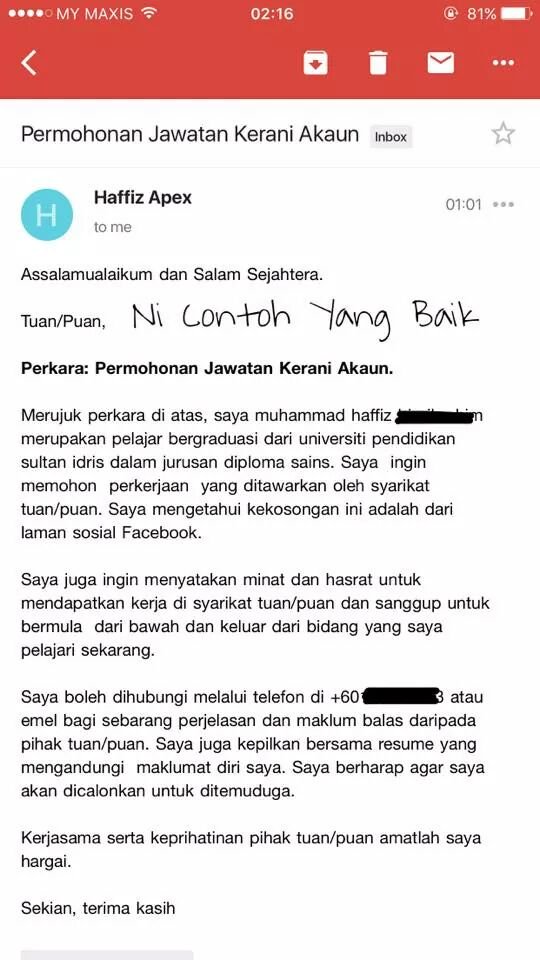 Kepada lepasan degree, ni cara hantar resume by emel yg betul. Semoga bermanfaat.

Jom rt sharing is caring ❤️