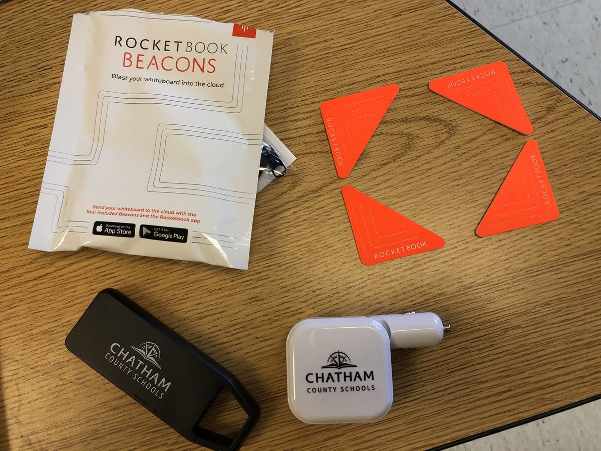 becky_bouldin's tweet image. I am so excited to use all my new techie prizes! Thank you @ChathamCoSch! #ChathamDigitalLearning #RocketbookBeacons #BluetoothSpeaker #CarWallAdapter @VirginiaCrossEl