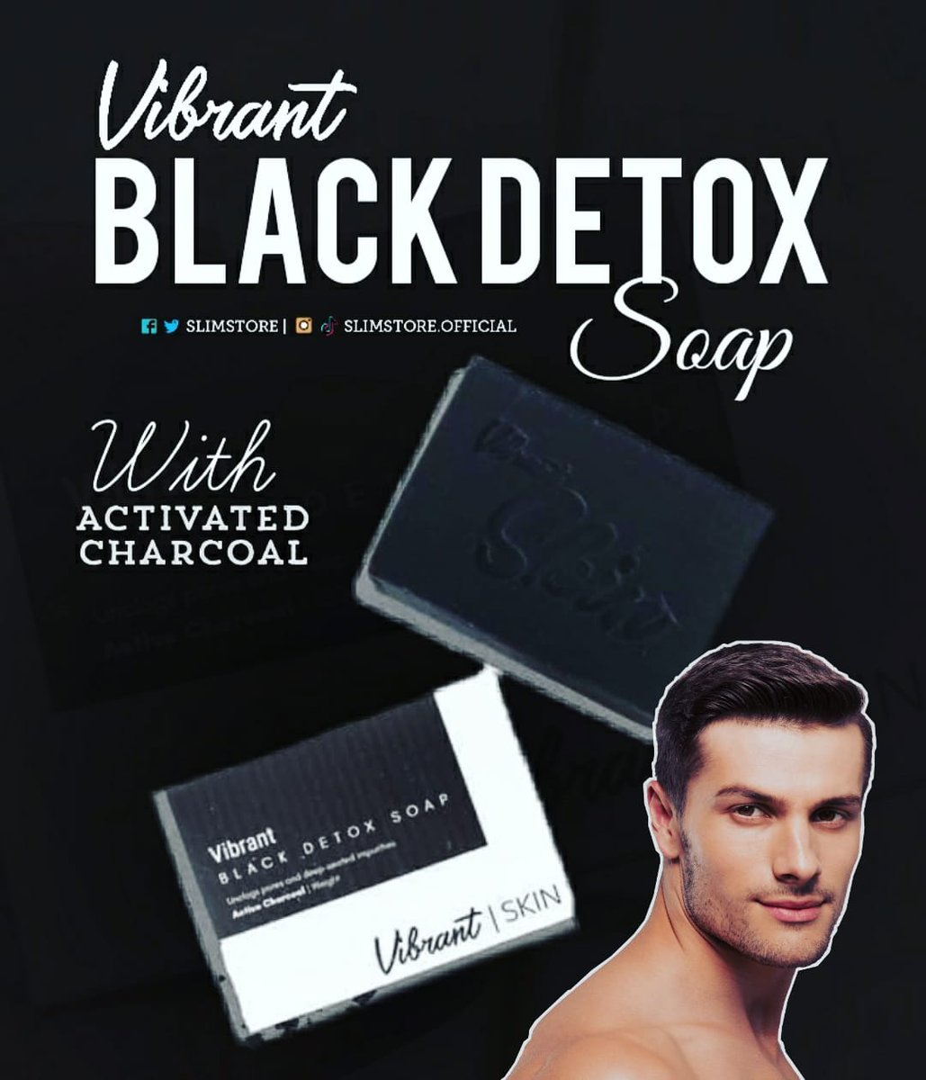 Theslimstoreph's tweet photo. Vibrant Black Detox Soap ⚫🧼

With Activated Charcoal

⚫ Perfect for Men
⚫ Brightens skin
⚫ Affordable 

Watch this: 
https://t.co/gQYGfrX1YE
https://t.co/VZyZ97LCW0

#Vibrantblackdetoxsoap #vibrantbusiness #VibrantSkin #BlackDetox https://t.co/XQ0HX6LuSV
