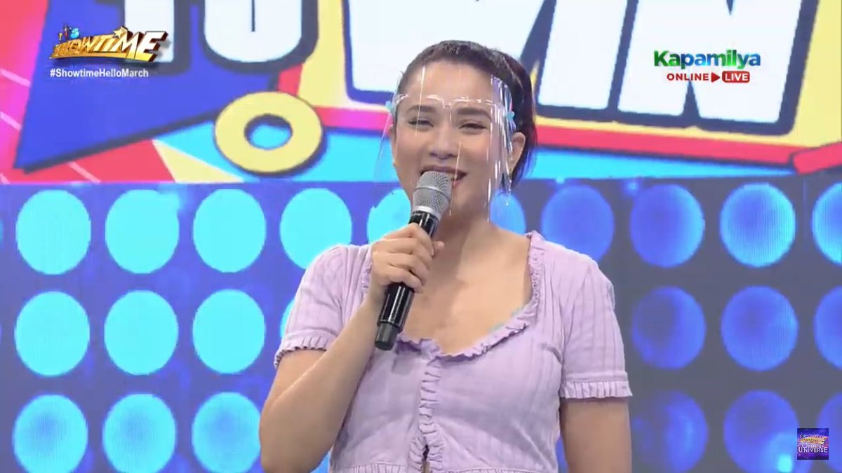 nathaziaaaa's tweet photo. HostRylle 💜 @anakarylle #ShowtimeMarchOn https://t.co/CjEVz3sAAM