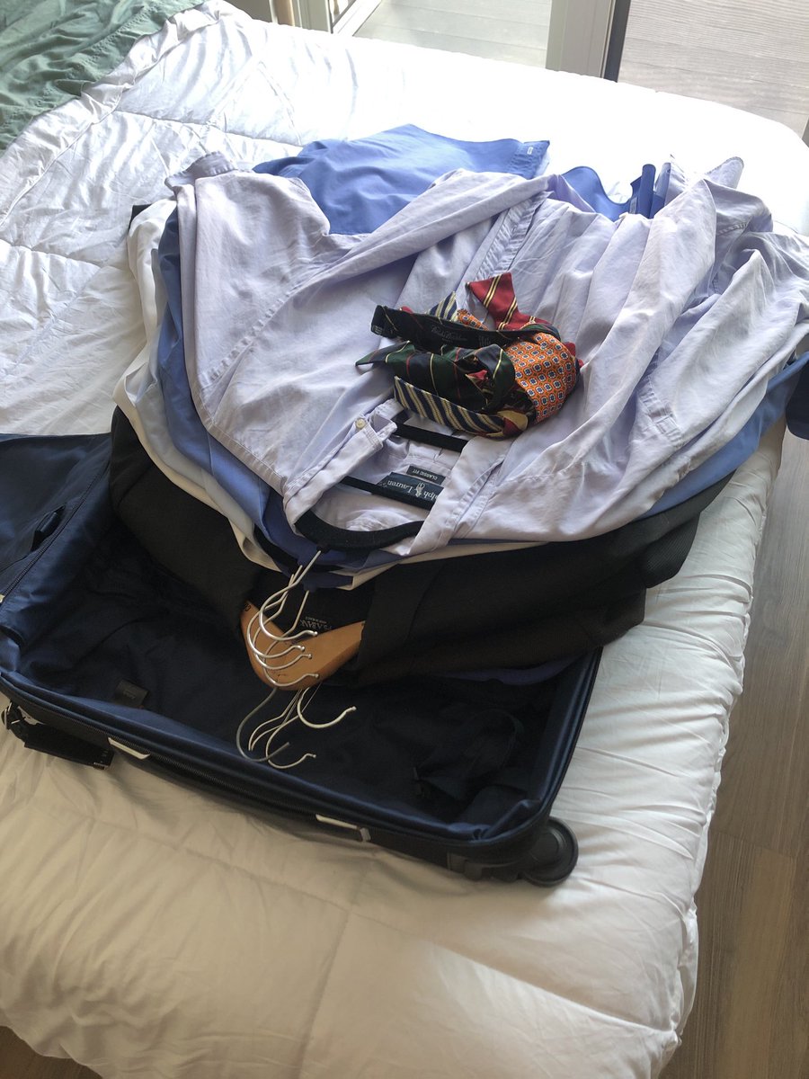 BryanJBradford's tweet photo. โLife.....โ series is #LifeBefore. March 1, 2020 - Headed to Orlando to support the partner at his job. Followed by a trip to DC for my job. Packed for both trips before departing to Orlando. https://t.co/5UNUHQQCIB