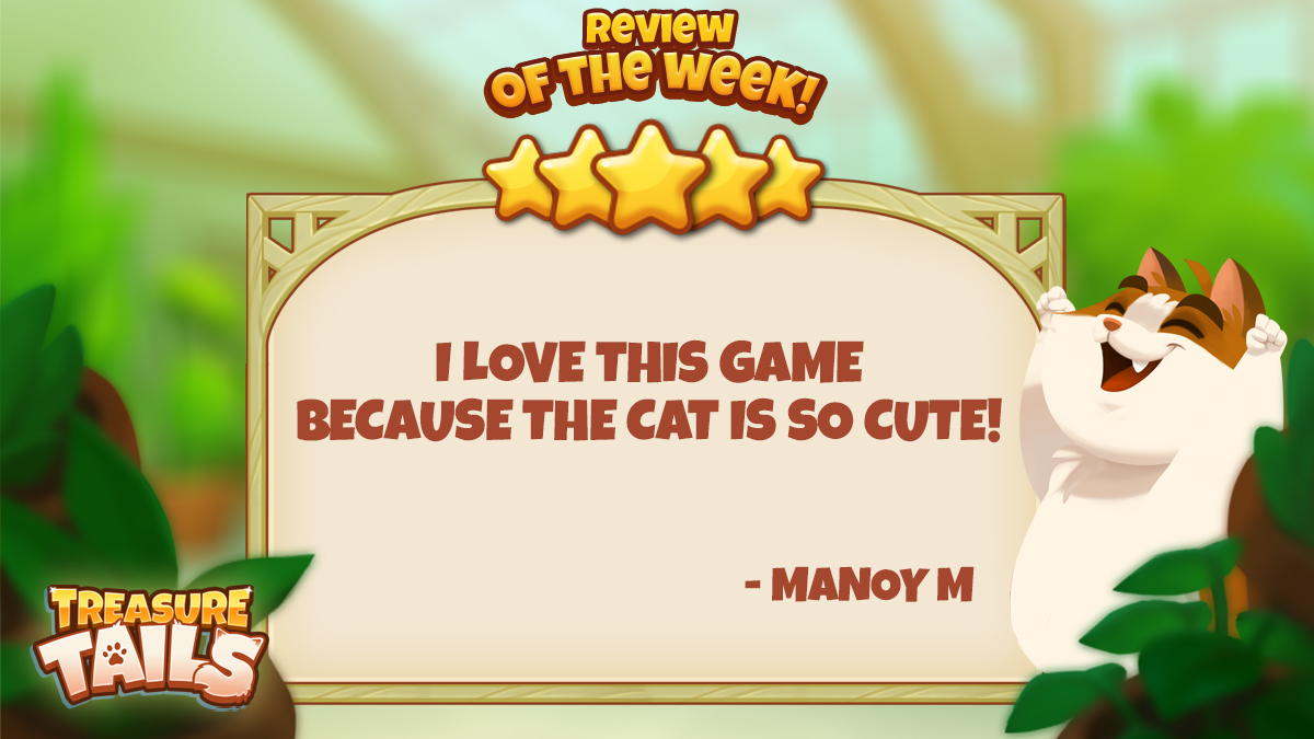Thanks for the review Manoy! We love Ziggy too 😻
Let's play! #playtreasuretails #reviewoftheweek 

⭐link.playtreasuretails.com/0WCz/a8874c97