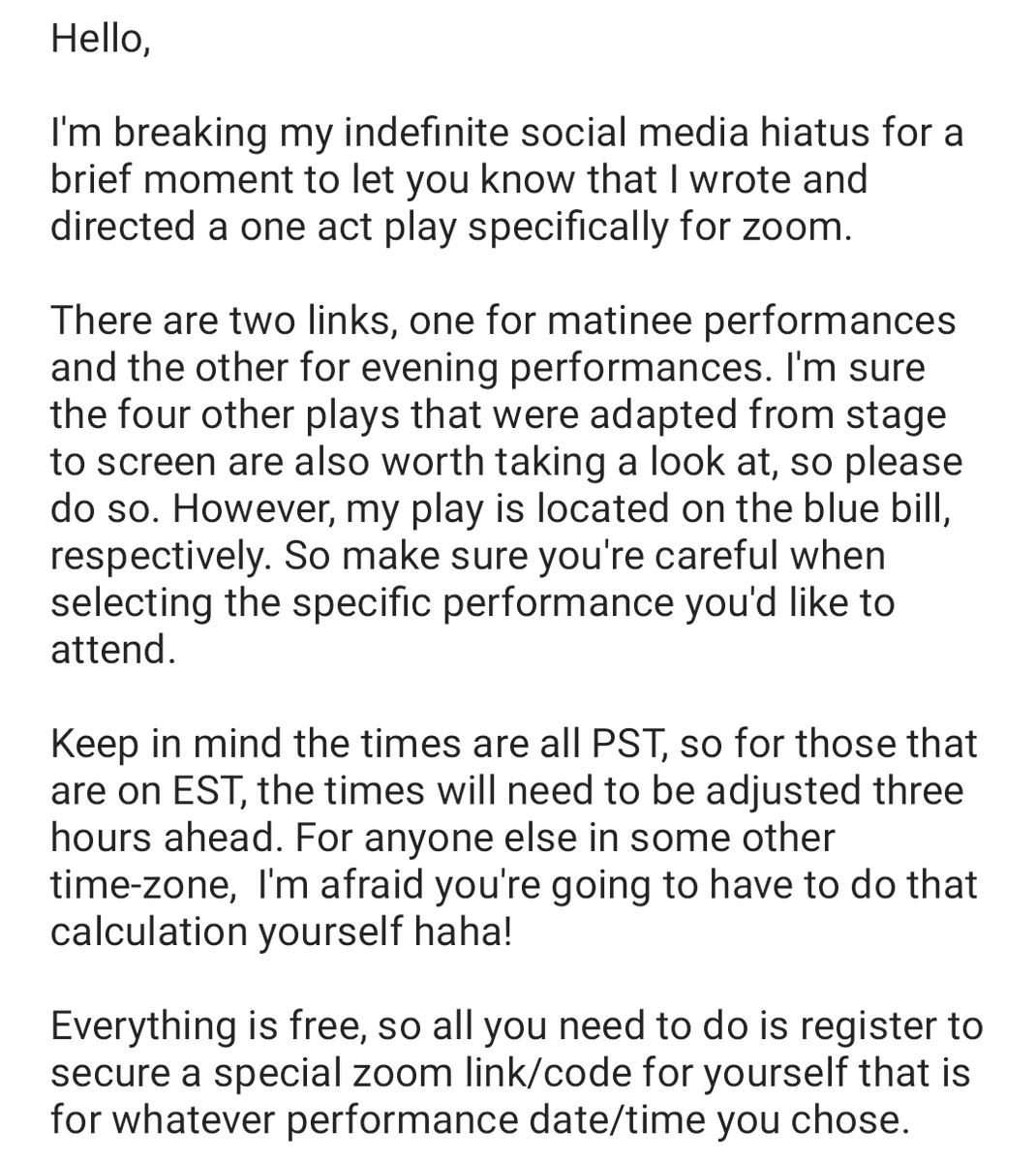 BatSquirrelman's tweet photo. Hi.
I did something.
It would mean a lot to me if you were to check it out.
Thanks. https://t.co/WB1bOaiXsX