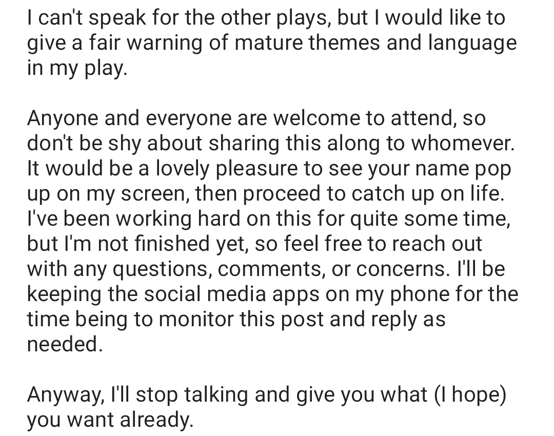 BatSquirrelman's tweet photo. Hi.
I did something.
It would mean a lot to me if you were to check it out.
Thanks. https://t.co/WB1bOaiXsX