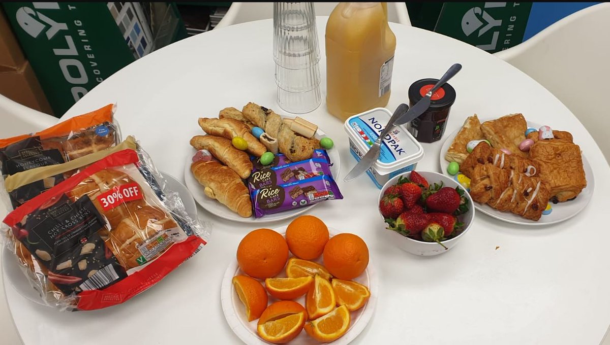 Happy Tuesday! We've started the day right this morning, have you?! #breakfast #teambreakfast #pfcflooring