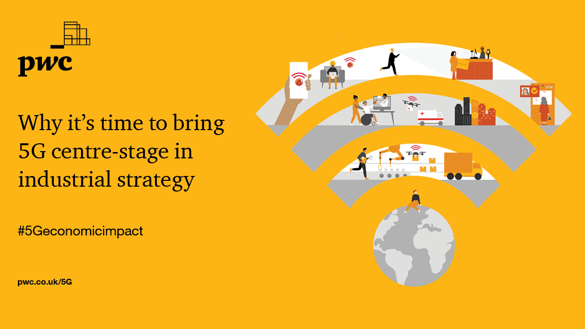 markhillpwc's tweet image. “5G must become a cornerstone of our national industrial strategy.” Take a look at this recent @PwC_UK article by @RolfMeakin to discover why adopting #5G #tech is beneficial: pwc.to/2ZZfHgx #PwCTMT #5Geconomicimpact #industries