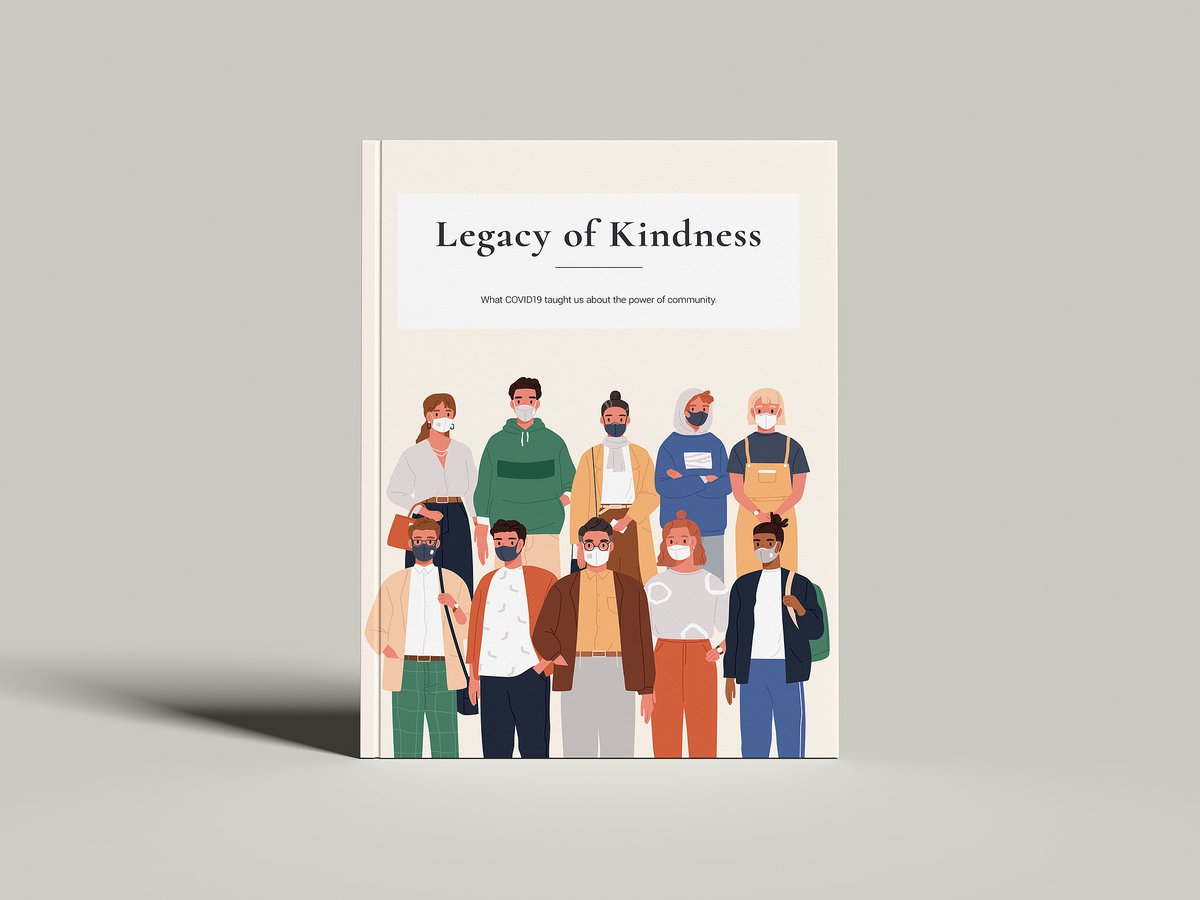 Legacy of Kindness, a brilliant collection of stories that reflect on acts of kindness during the pandemic by local heroes. After postage costs, all money raised will go towards our services for seniors. 

The book can now be ordered via our website:  wfchub.org