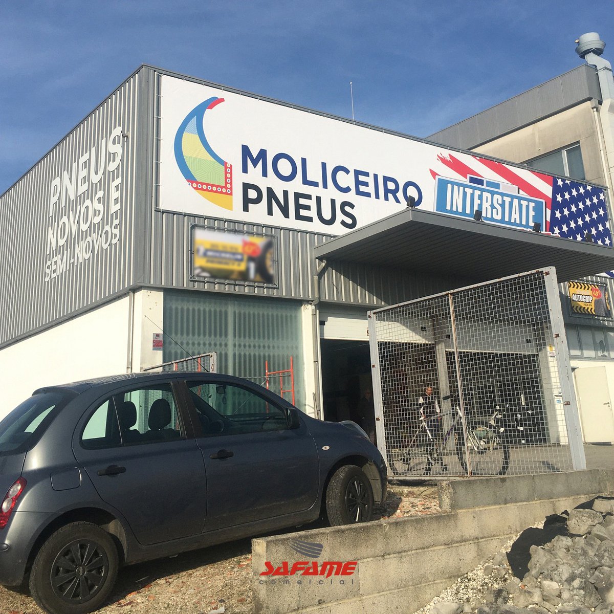 SafameComercial's tweet photo. 🇵🇹 También estamos en Portugal
Otro cliente más que se suma a la fiebre de Interstate😎
📍Pneus Moliceiro, Aveiro
#Safame #Interstate #InterstateTires #Portugal #Ruedas #Turismo #Neumaticos #Distribuidor #Rendimiento #Tyres #Taller #Mecanico #Conducir #Covid https://t.co/tU8pP5rNt4