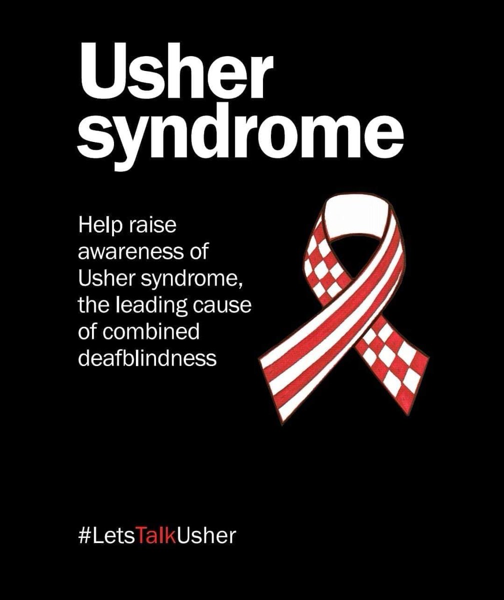 #UsherSyndromeAwarenessDay
Imagine a world without sound or sight, where you cannot hear the birds, and you cannot see the beautiful colours in nature
#Ushersyndrome is a rare genetic condition with progressive sight loss combined with varying level of deafness
#LetsTalkUsher