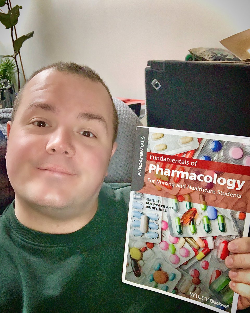 adult_nu's tweet photo. Look what arrived in the post!! Our Pharmacology book 📚 The most contemporary pharmacology book mapped to RPS standards for ALL health care professionals. Looks fantastic too! Thanks to the contributors &amp; the Wiley team! @HonoraryGeordi_ @IanPeate @MagentaStyles @adult_nu https://t.co/VC9EMEMMEe