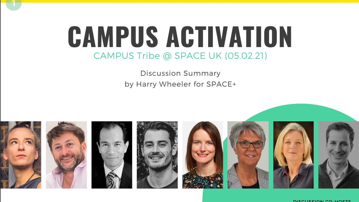 space1_plus's tweet photo. Read our Campus Activation discussion summary from our #CAMPUS Tribe @ SPACE UK, hosted by Adam Scott, Founder and Creative Director of FreeState.
https://t.co/0Z4h40pejD
#realestate #urbandesign #placemaking #buildingcities #urbancities #futurecities #architecture #property https://t.co/YU3Ee2QI64