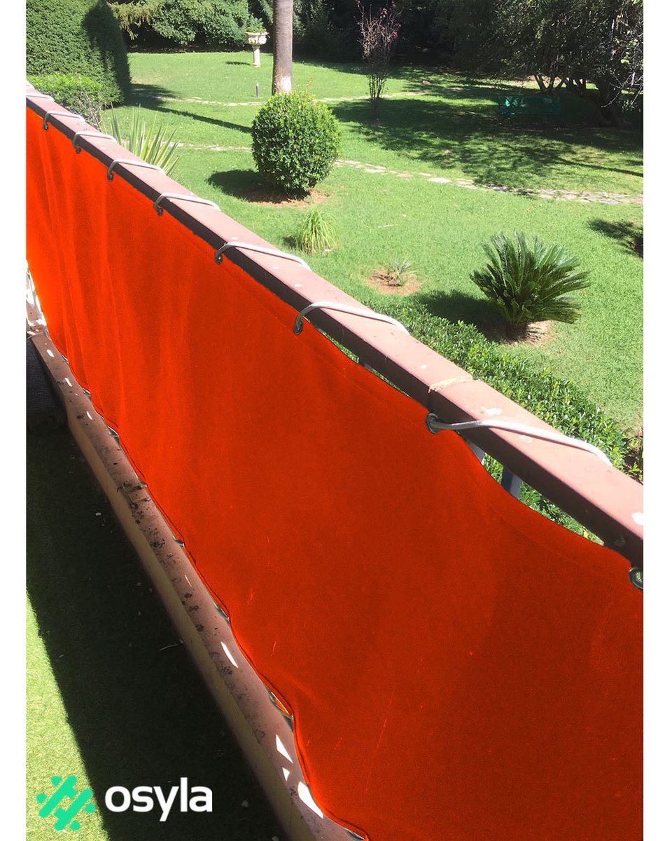 osyla34's tweet photo. Si vous possédez un espace extérieur un jardin, une terrasse ou un petit balcon. Le choix d’un couleur vive pour un brise vue est primordial ! 🌈🎨
Vert menthe à l’eau, bleu lagon, orange givré ou jaune soleil, lancez vous !! 

C’est bon pour le moral 🎶😁 https://t.co/FymmmYTNqp