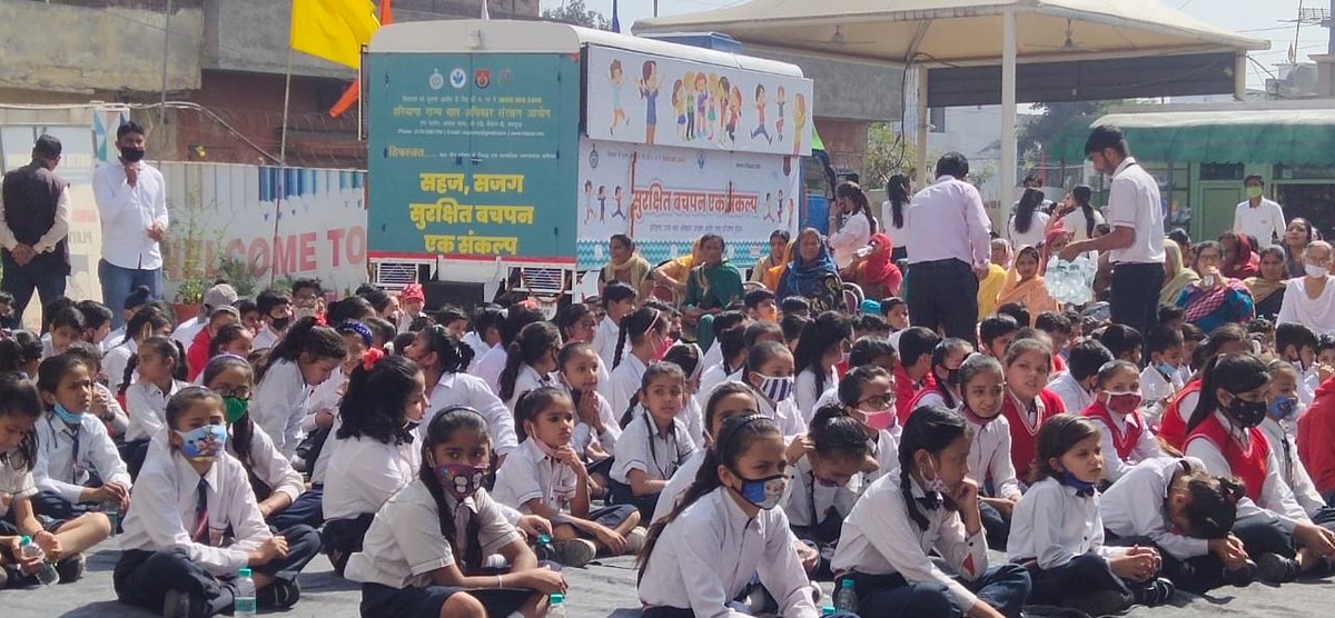 #HaryanaPolice is actively taking part in the #Hifazat campaign district events organized by <a href="/HSCPCR/">Haryana Child Rights Commission</a>.
...
<a href="/nsvirk/">Navdeep Virk IPS</a> <a href="/JyotiBainda/">Jyoti Bainda</a> <a href="/DGPHaryana/">DGP Haryana Police</a> <a href="/cmohry/">CMO Haryana</a>