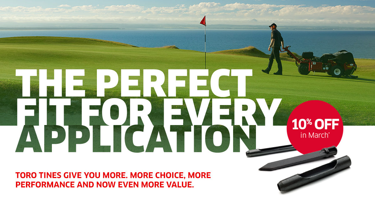 Save on superior Toro tines with this month's 10% off promotion! *Offer ends 31st March 2021 reesinkturfcare.co.uk/genuine-parts/…

<a href="/ToroGolf/">Toro Golf</a> <a href="/TheToroCompany/">Toro</a> #titantines #tines #parts